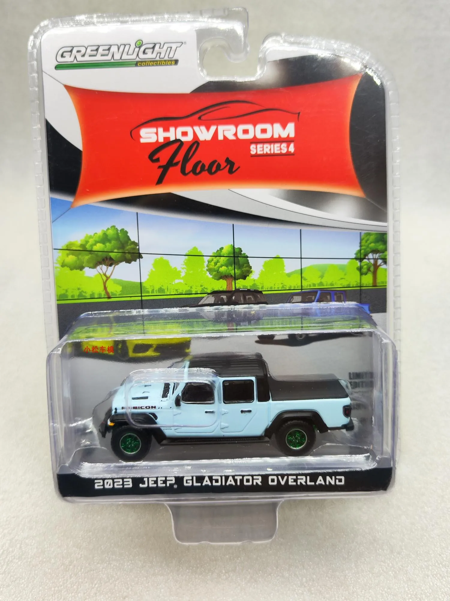 

GreenLight 1:64 Exhibition Hall Floor Series 4-2023 Gladiator Overland Limited Edition Count Green Machine Alloy Car Model Marke