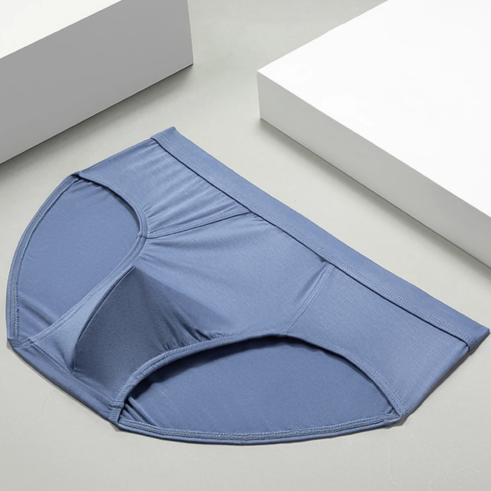 Gay Men Briefs Sissy Sex Sleep Bottoms Daily Knickers Male Sissy Pouch Underpants Breathable Ultra-Thin Underwear Knickers