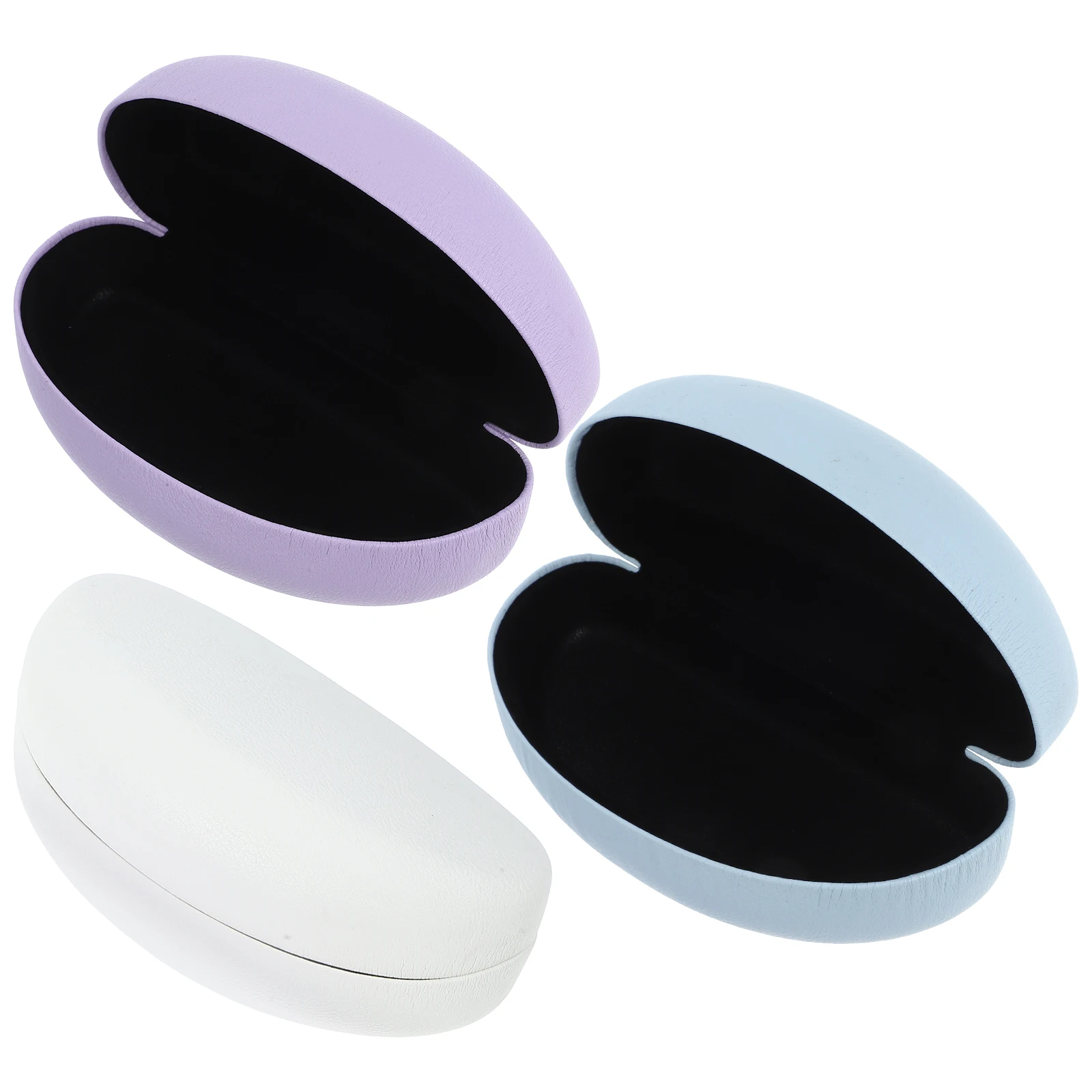 

3 Pcs Sunglasses Case Hard Shell Eyewear Protective Box for Adult Women Students Glasses Storage Travel ganizer
