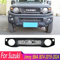 Car Front Bumper Grills Honeycomb Mesh Front Grille Cover For Suzuki Jimny JB64 JB74 2019 2020 2021 2022 2023 2024