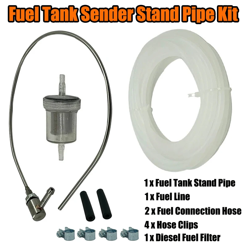 

Комплект топливопровода для воздушного отопителя с 4 зажимами для дизельных автономных отопителей Webasto Eberspacher VW T5 T6