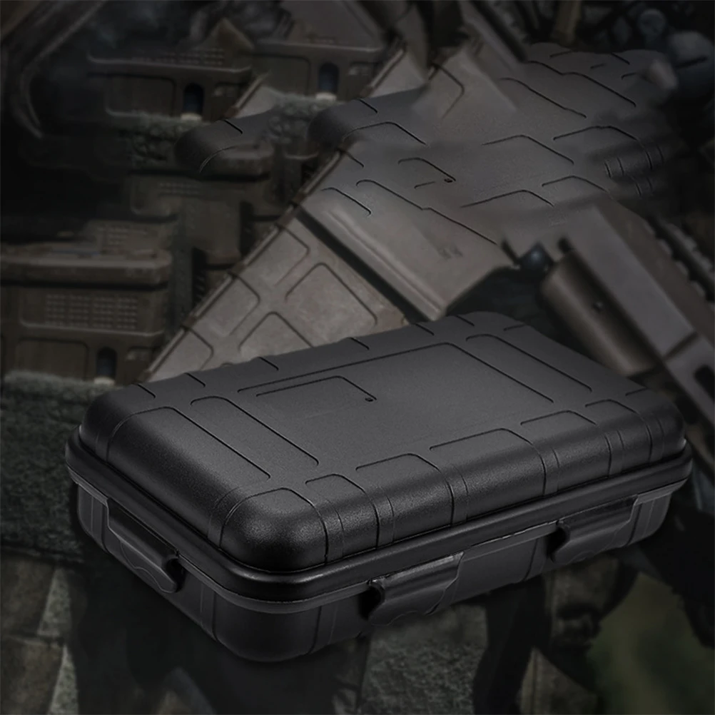 Waterdichte opslag Outdoor Survival Gear Emergency Case Multifunctionele kampeeruitrusting Firestarter Fluitje Draadzaag