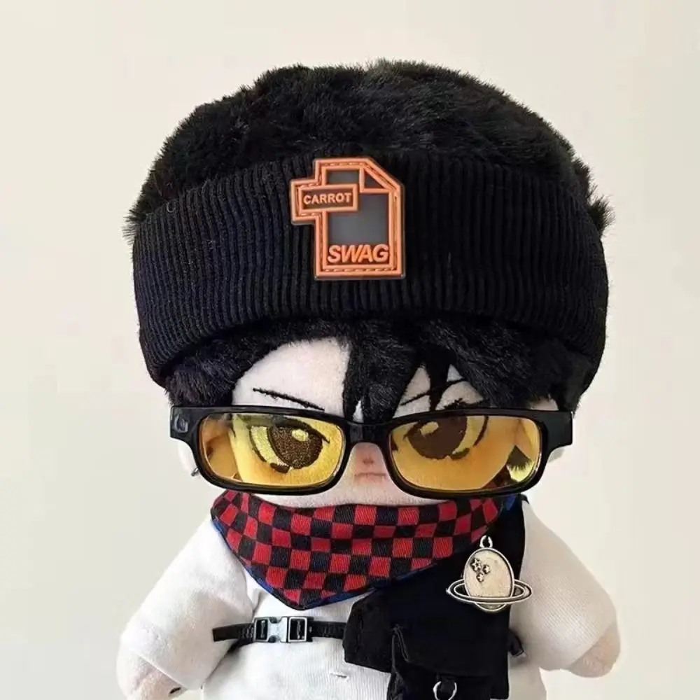 Bricolage 20CM lunettes miniatures lunettes Mini lentille claire lunettes jouer maison coton accessoires maison de poupée accessoires fille