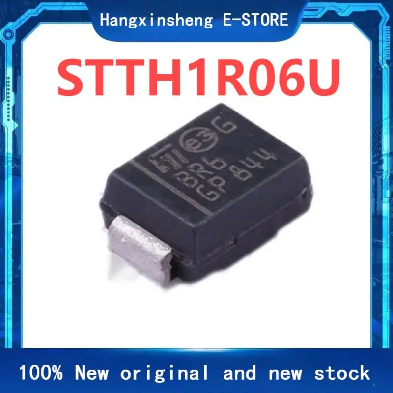 20PCS/LOT  STTH1R06U   BR6   DIODE GEN PURP 600V 1A SMB  Brand New Original