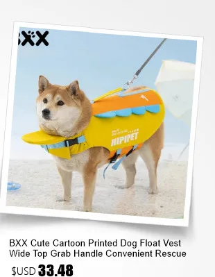 High Buoyancy Dog Life Jacket Adjustable Safety Flotation Vest For Small Medium Large Dogs Swimming Activities