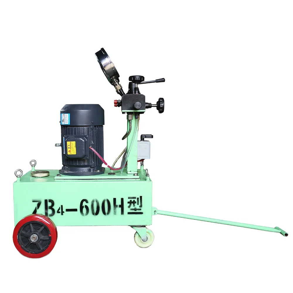 ZB Double Acting Hose Hydraulic Oil Pump Prestressing Equipment Stressing Jack 