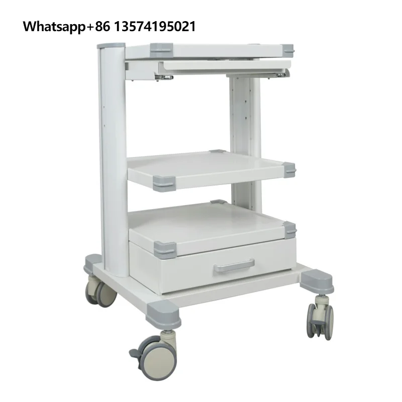 All-in-One Mobile Medical Workstation VESA Hospital Laptop Cart with Tablet for Endoscopic Medical Scalpels Arthroscopes