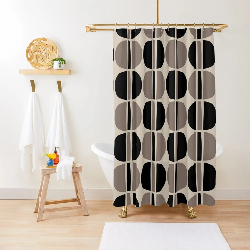 

Mid Century Modern Geometric Pattern 755 Shower Curtain Bathroom Shower Set Luxury Bathroom Shower Set Curtain