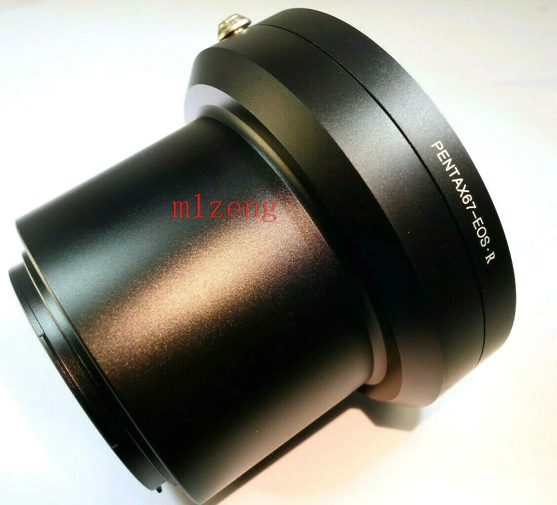 PK67-EOSR Lens Adapter Ring for Pentax 67 PK67 PT67 Lens to canon RF mount eosr R3 R5 R5C R6II R6 R7 R8 RP R10 R50 R100 camera