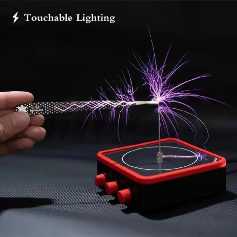 

Music Electric Tesla Coil Mini 10cm Arc Touchable Lightning Party Decoration Halloween Light Bluetooth-compatible