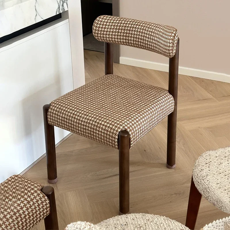 Armless Wood Dining Chair Kitchen Designed High Eaiting Dining Chair Elastic Minimalist Sillas Para Comedor Home Furniture