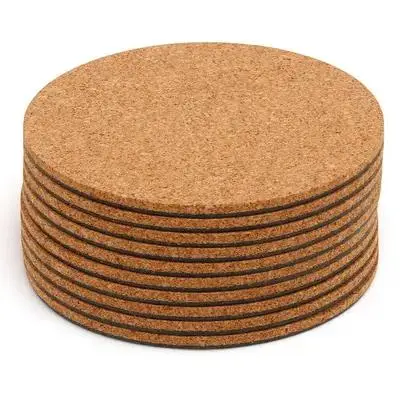 원예용 10개입 소프트 코르크 화분 패드, 가벼운 식물 트레이, 긁힘 방지 가구 보호, 재사용 가능한 정원 화분 매트