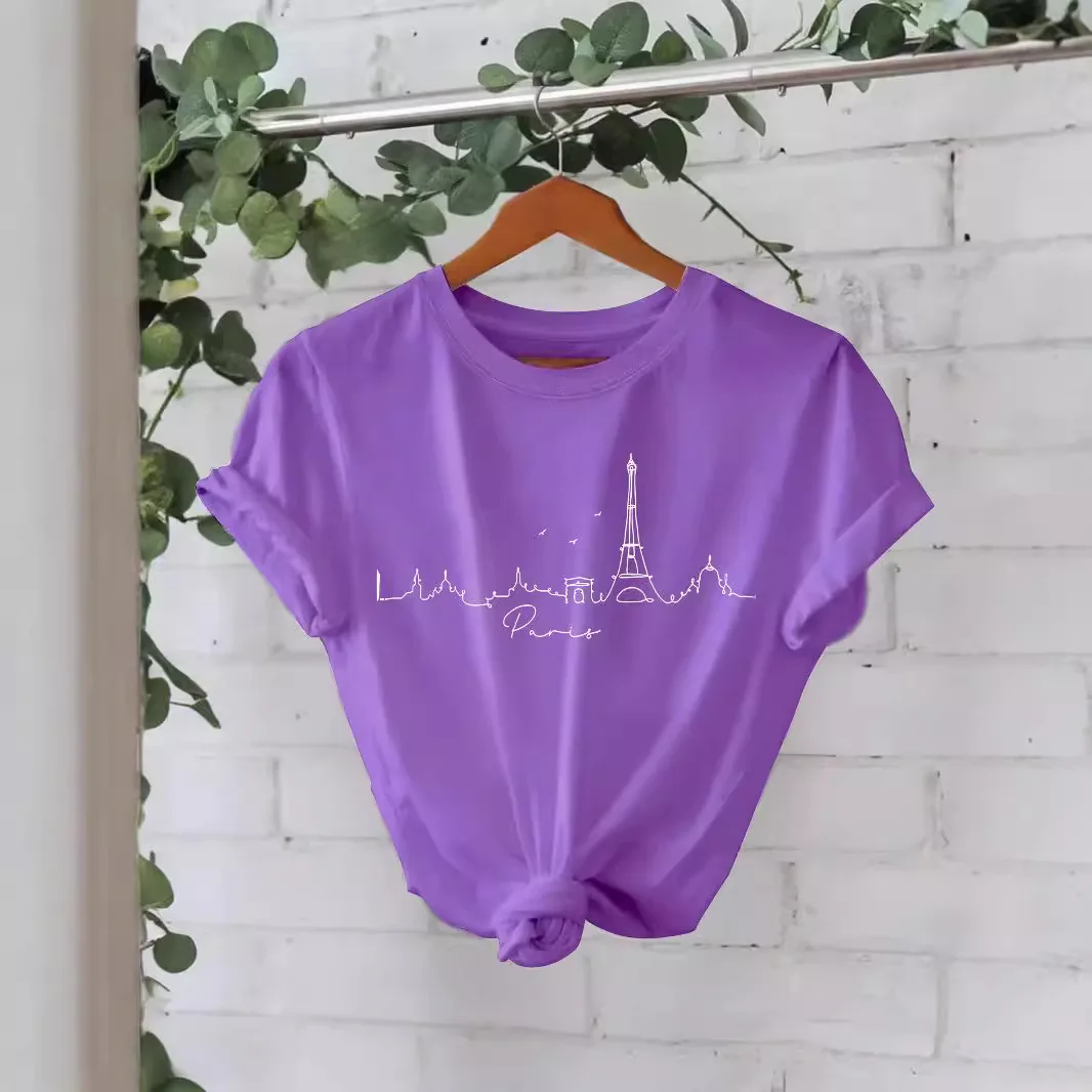 T-shirt ort Sve pour femmes, imprimé personnalisé, coupe cintrée, coton tricoté, 00% pur coton, Collection d'été