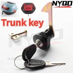 Electric car rear trunk lock hook electric motorcycle trunk Combination lock metal cylinder pedal boot accessoriestop case moto