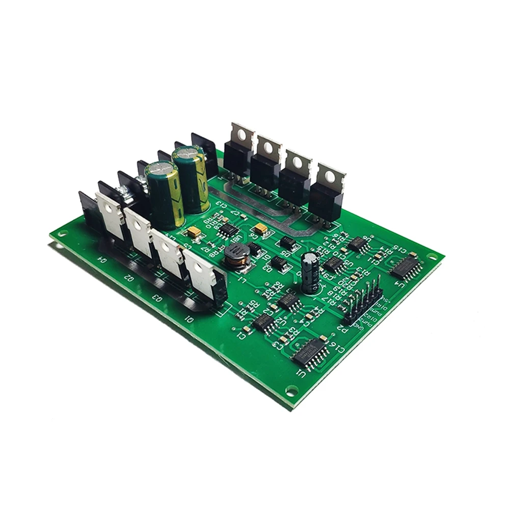 Dual Motor Driver Module Board H-Bridge DC MOSFET IRF3205 3-36V Peak DC Motor Driver Board with Brake Function,