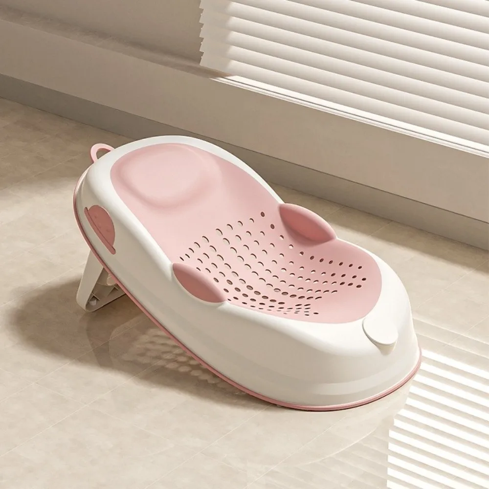 Temperature Sensing Bath Seat Mat Support Structure Mesh Material Baby Bath Net Comfortable Easy to Use Bath Rack
