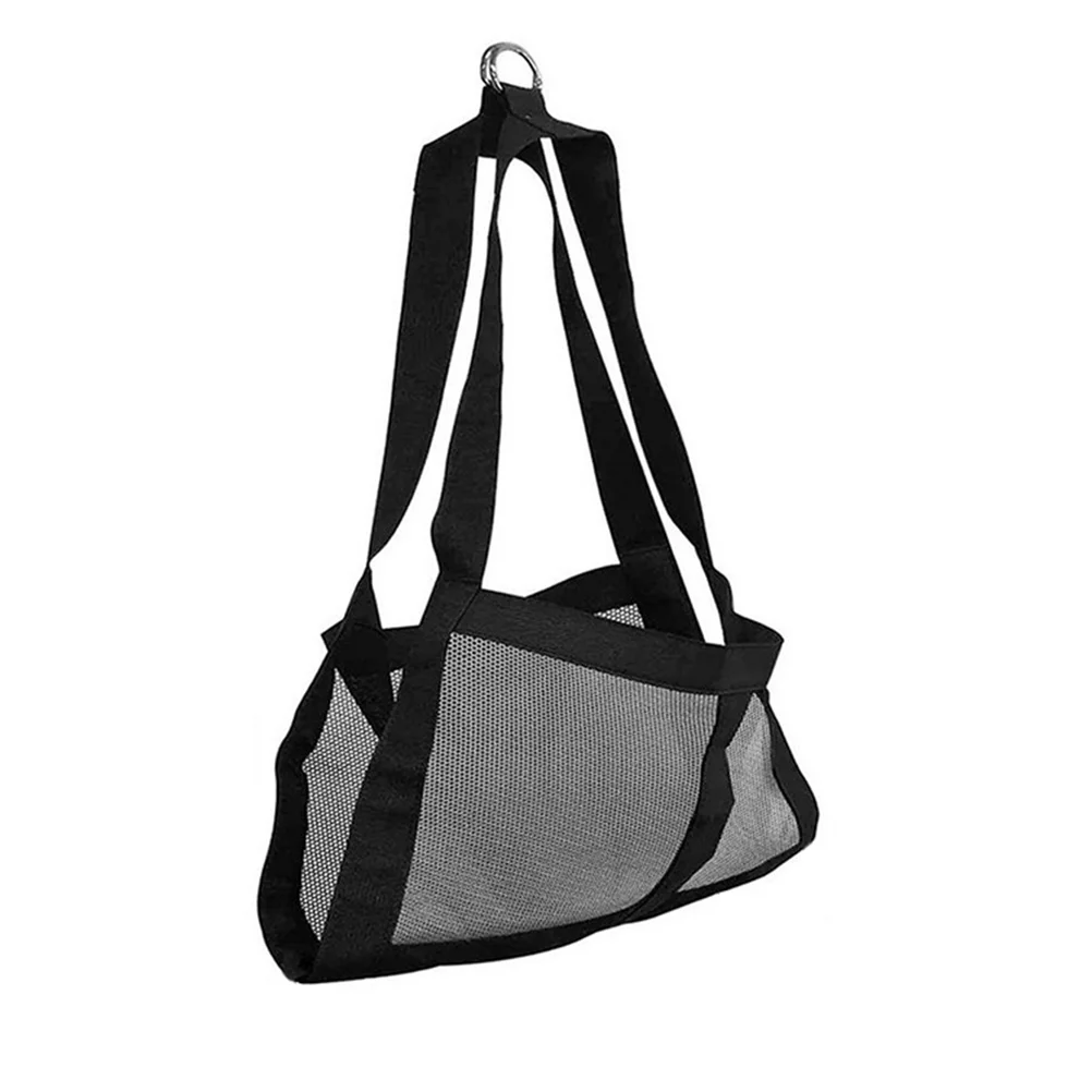 

Adjustable Livestock Weighing Sling Black Thick Nylon Mesh Reinforced Belt D Lamb Goat Calf Alpaca Cub Farm Animal Scale