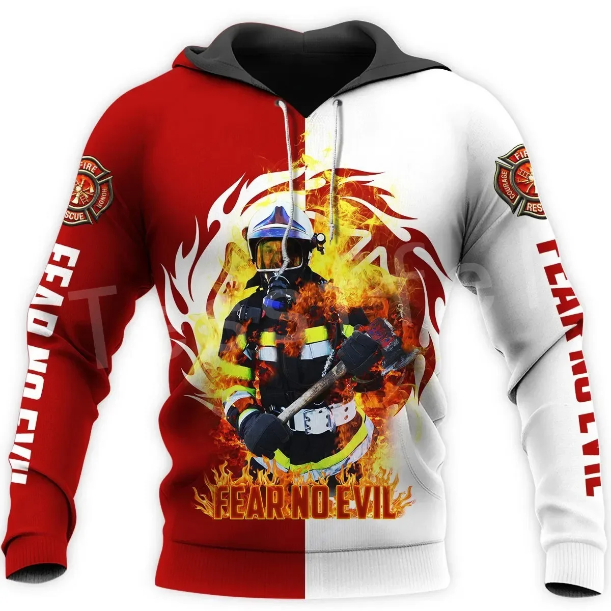 Firefighters Suit Firemen Hero Harajuku women for men Pullover Fashion Unisex 3D Printed Zip Hoodies/Sweatshirts/Jacket A-4