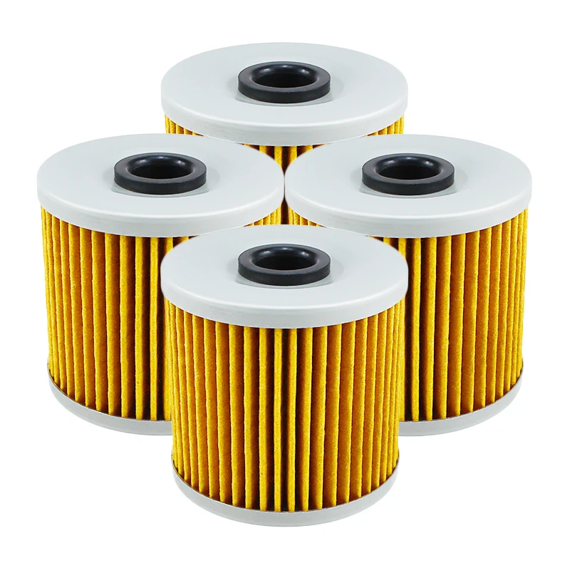 2/4/6pcs Cyleto Motorcycle Oil Filter for Kawasaki KL250 KL600 KL650 Tengai 650 KLR250 KLR600 KLR650 Camo KLR 650 KLX650 KLX650R