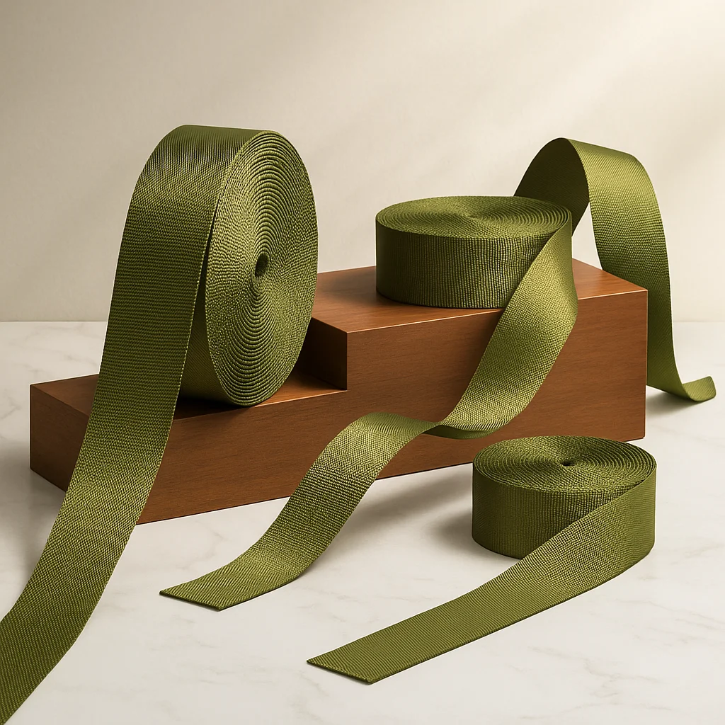 

2/5/8/10M ArmyGreen Webbing 20/25/32/38/50mm Nylon Tape Ribbon Strap Sewing Bais Accessories Decorative Ribbons Trimming