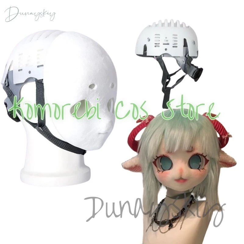 Fursuit Kigurumi Skull Mask Helmet Anime Head Base Skull Liner Headwear Cosplay DIY Accessories Cosplay Back of Head Roleplay