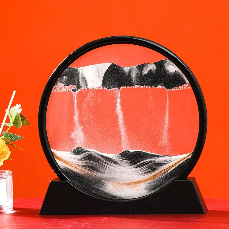 

Quicksand Painting Living Room Decoration Creative Gift 3d Three-dimensional Hourglass Painting Decoration Home Gift