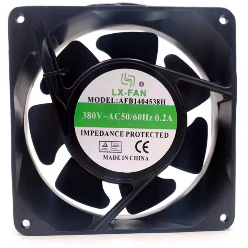 

The AFB1404538H cabinet fan 14045 380V 50/60HZ 140*140*45MM 2 line control cabinet control cabinet converter cooling fan