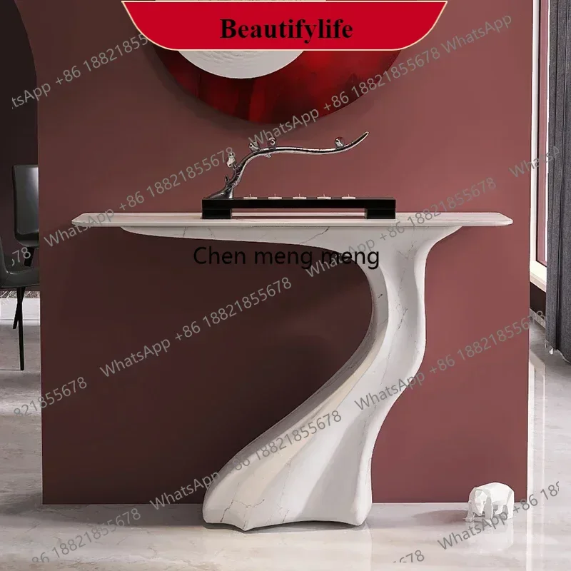 

M138Postmodern New Luxury Cabinets Porch Designer Italian White Cabinets High-end Narrow Trendy Vitrina Entrance Hall Furniture