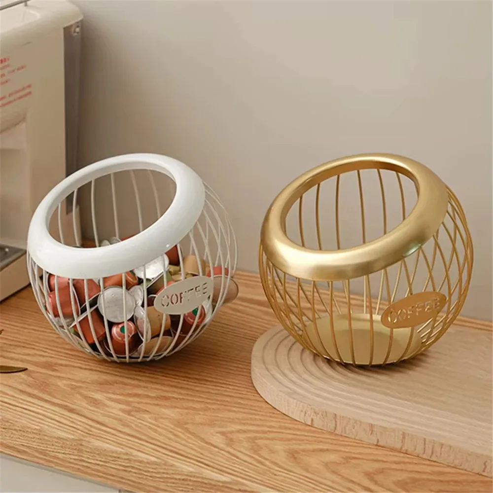Coffee Capsule Storage Rack Light Luxury Home Snack Candy Storage Rack Coffee Shop Display Rack Craft Ornaments Iron