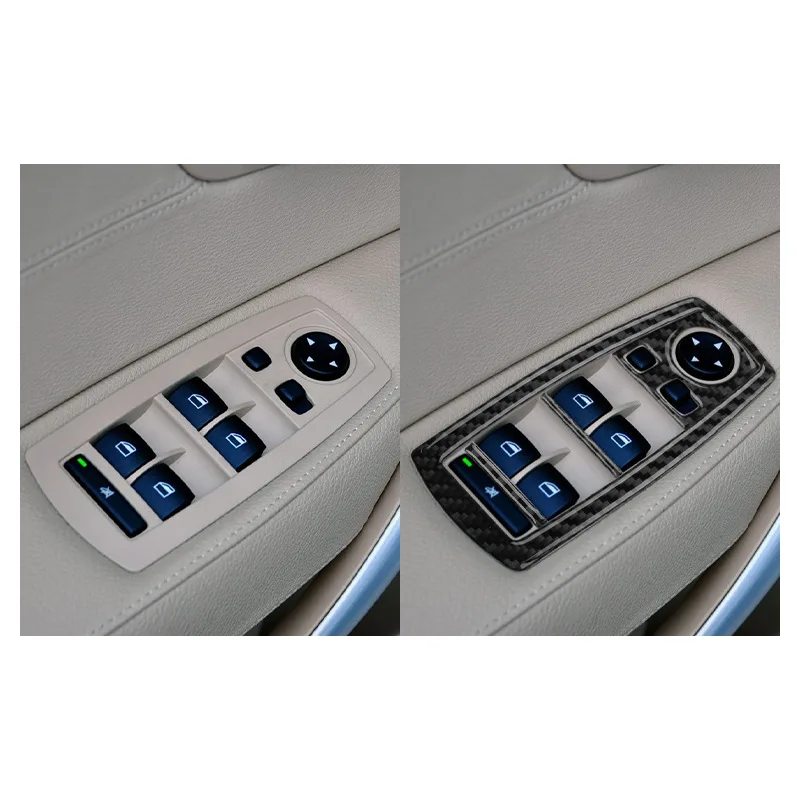 

For BMW X3 04-10 Carbon Fiber E83 Liter Window Panel Decorative Patch Interior Modification Accessories