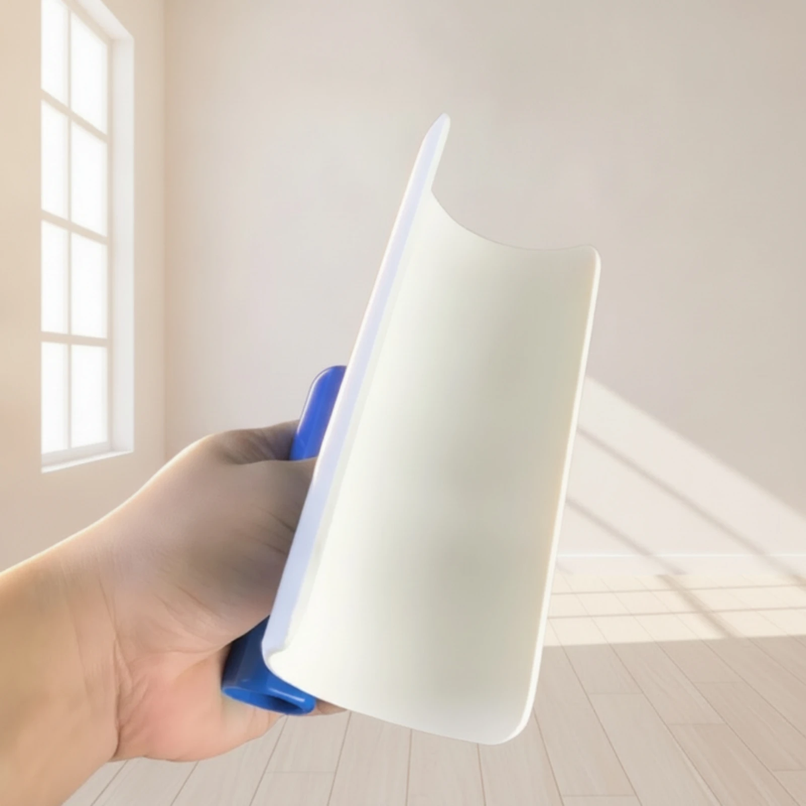 Arc-Shaped-Shaped Putty Scraper Plastic Curved Scraper Curved Putty Scraper Multipurpose Tool Handheld for Painters, Railings