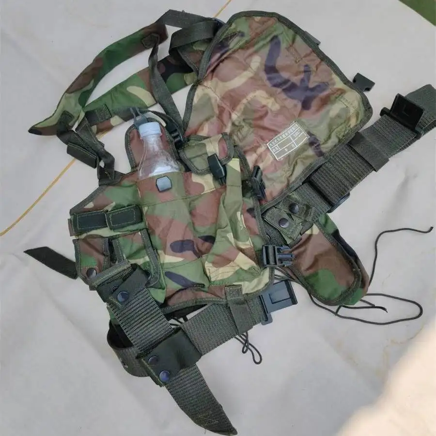 The New Classic Large Flower 9/5 Tactical Vests Include Wide Waist Belt, Scope Bag, Outdoor Training Load-bearing Chest Strap