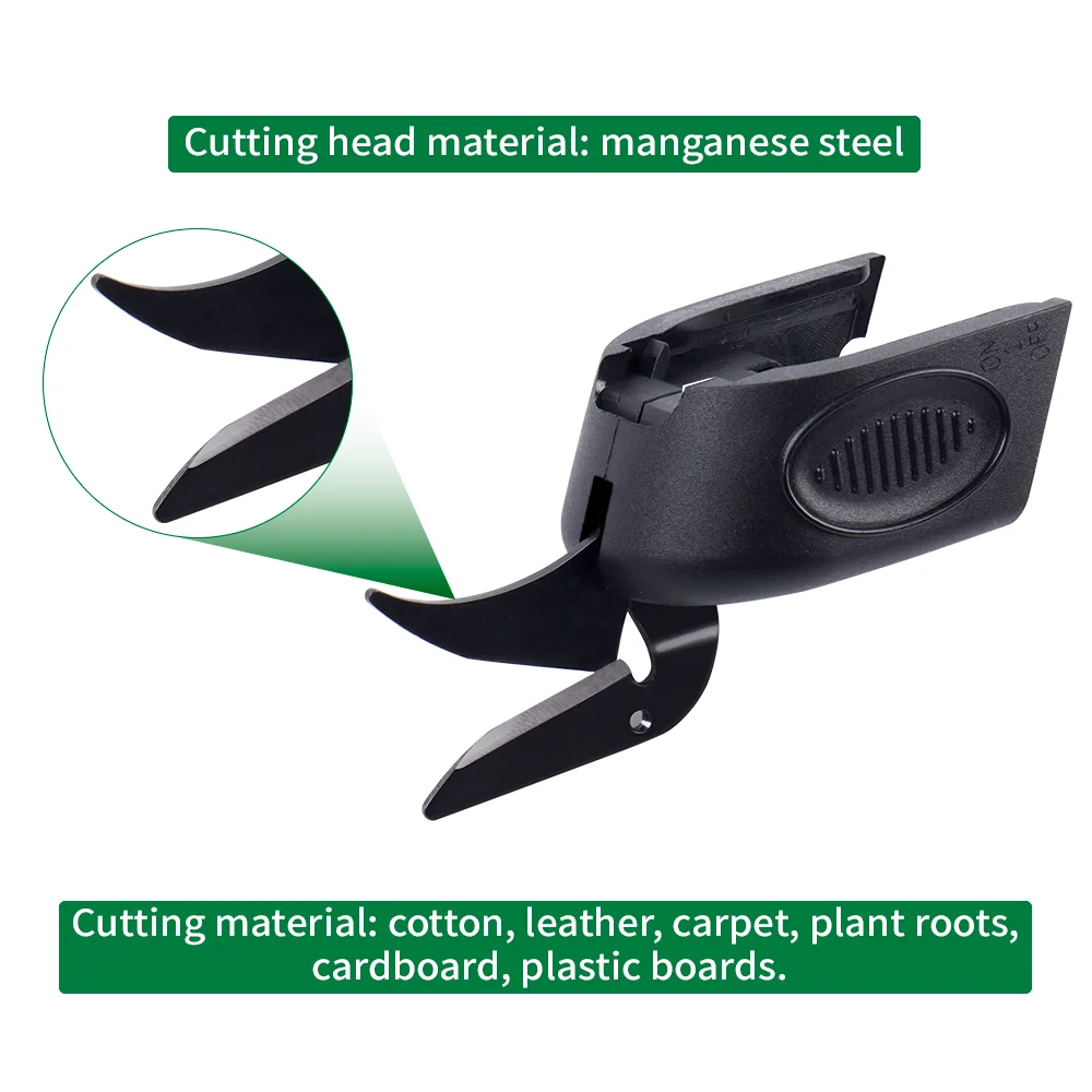 Durable Cordless Steel Replacement Blades For Electric Scissors Powerful Cutting Leather Carpet Cardboard Plastic Precision Kit view 3