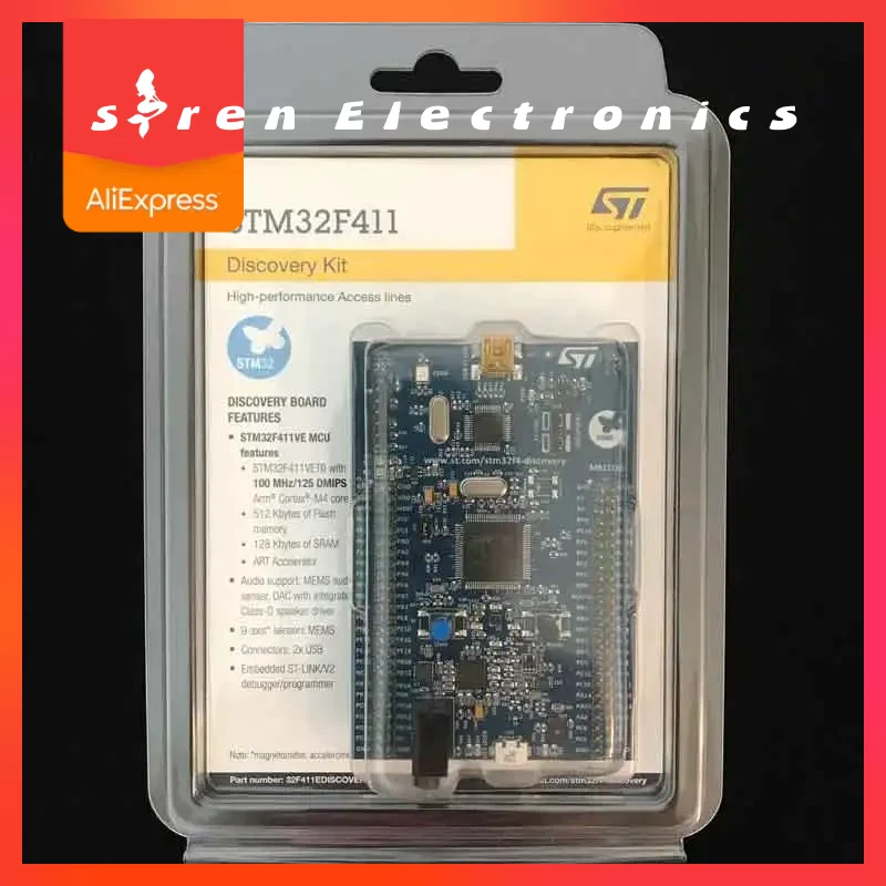 

STM32F411E-DISCO ARM Discovery kit with STM32F411VE MCU