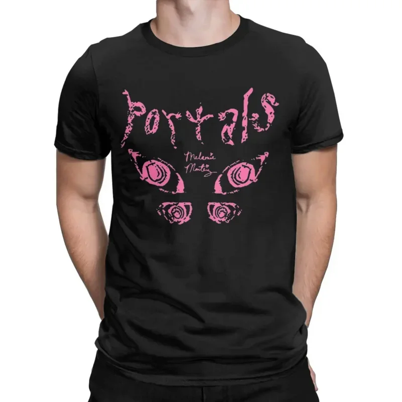 Camiseta masculina The Portals Melanie Martinez 100% algodão roupas engraçadas manga curta gola redonda camisetas 4XL 5XL 6XL