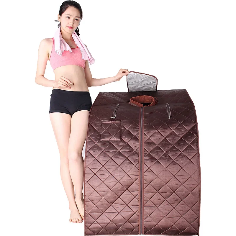 Far Infrared Steam Sauna Box Sets, Portable Personal Sauna Room SPA Slimming Remove Toxin Family Indoor Sauna Tent