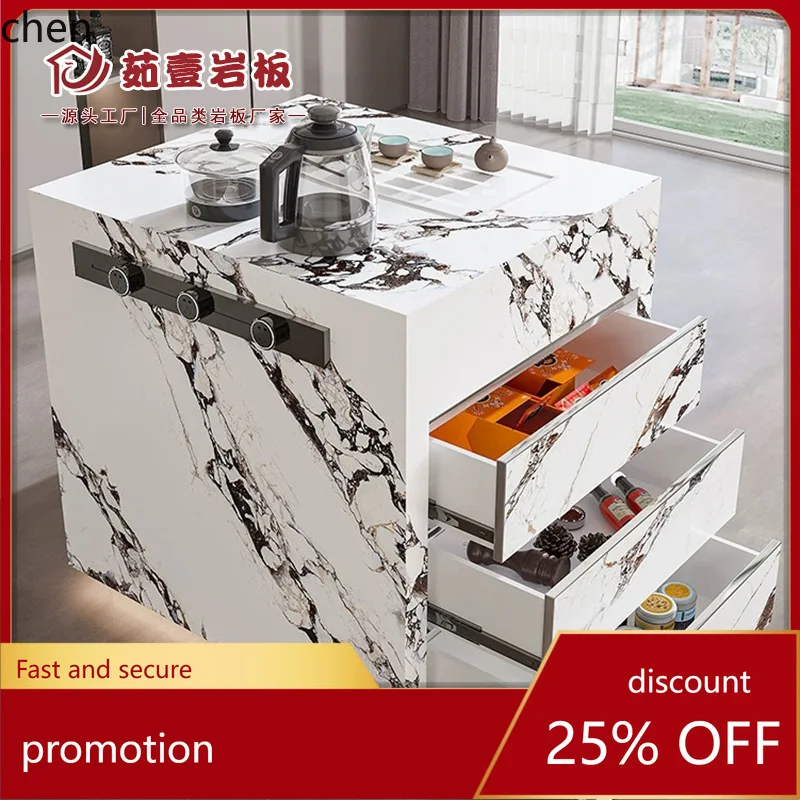 

HT Rock Board Island Simple Smart Dining Island Integrated Open Kitchen Xiaohongshu Recommended