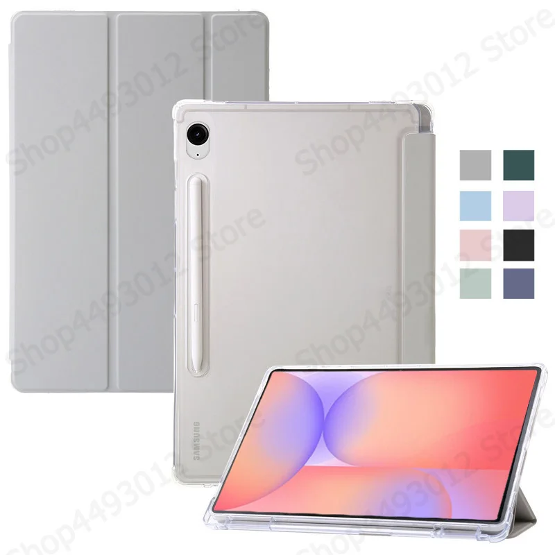 

Чехол для Samsung Tab S10 Lite, тройной акриловый прозрачный жесткий чехол для планшета с подставкой для Galaxy Tab S10 Lite, чехол с держателем для карандашей