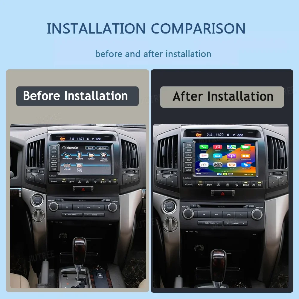 Linux System For Toyota Land Cruiser 200 LC200 2012-2015 Wireless Apple CarPlay Android Auto Stereo Upgrade Oem screen Retrofit