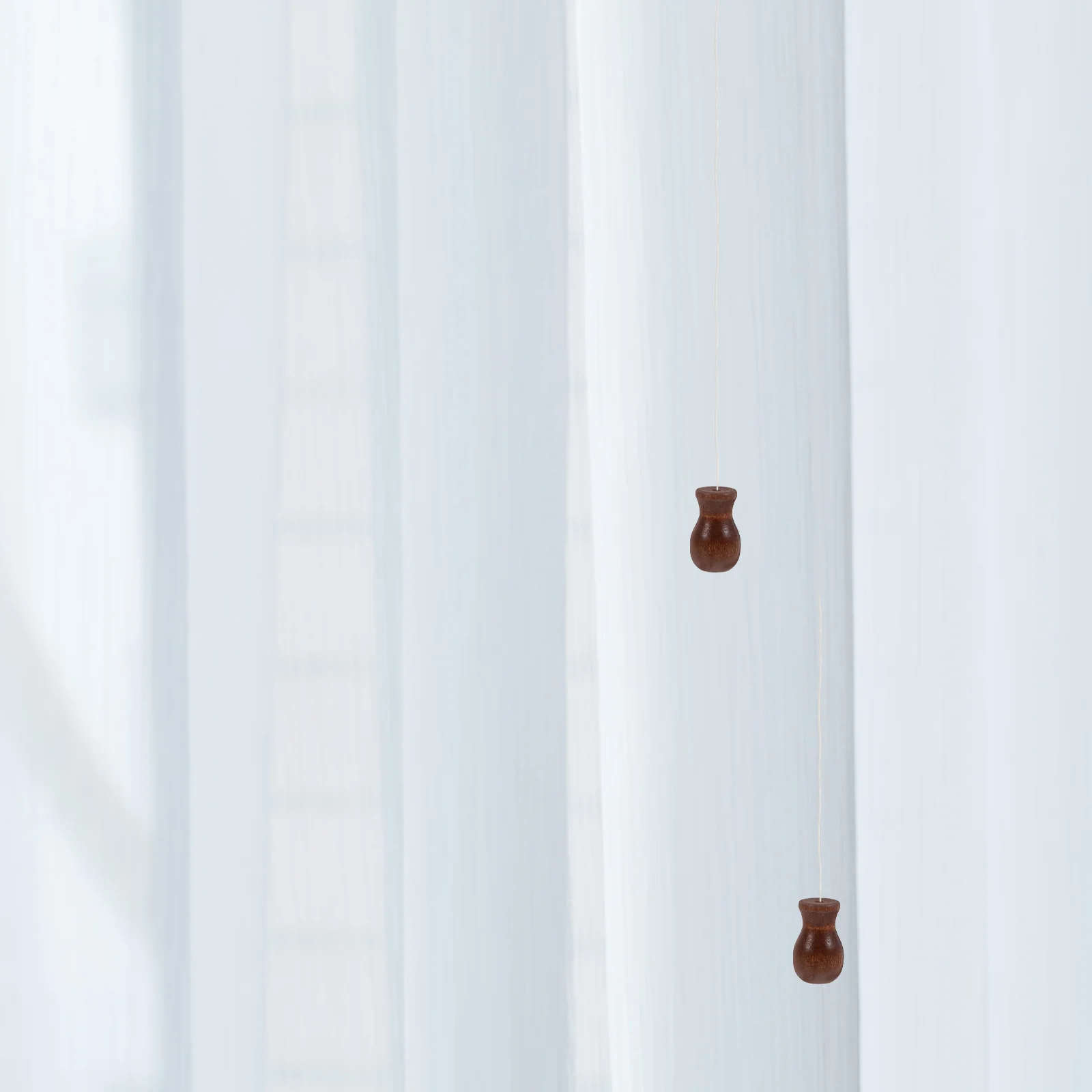 

8Pcs Wood Pull Cord Knobs for Blinds Blind Cord Pull Ends Household Hanging Pulls Window Shades Cords Tassels for Curtains