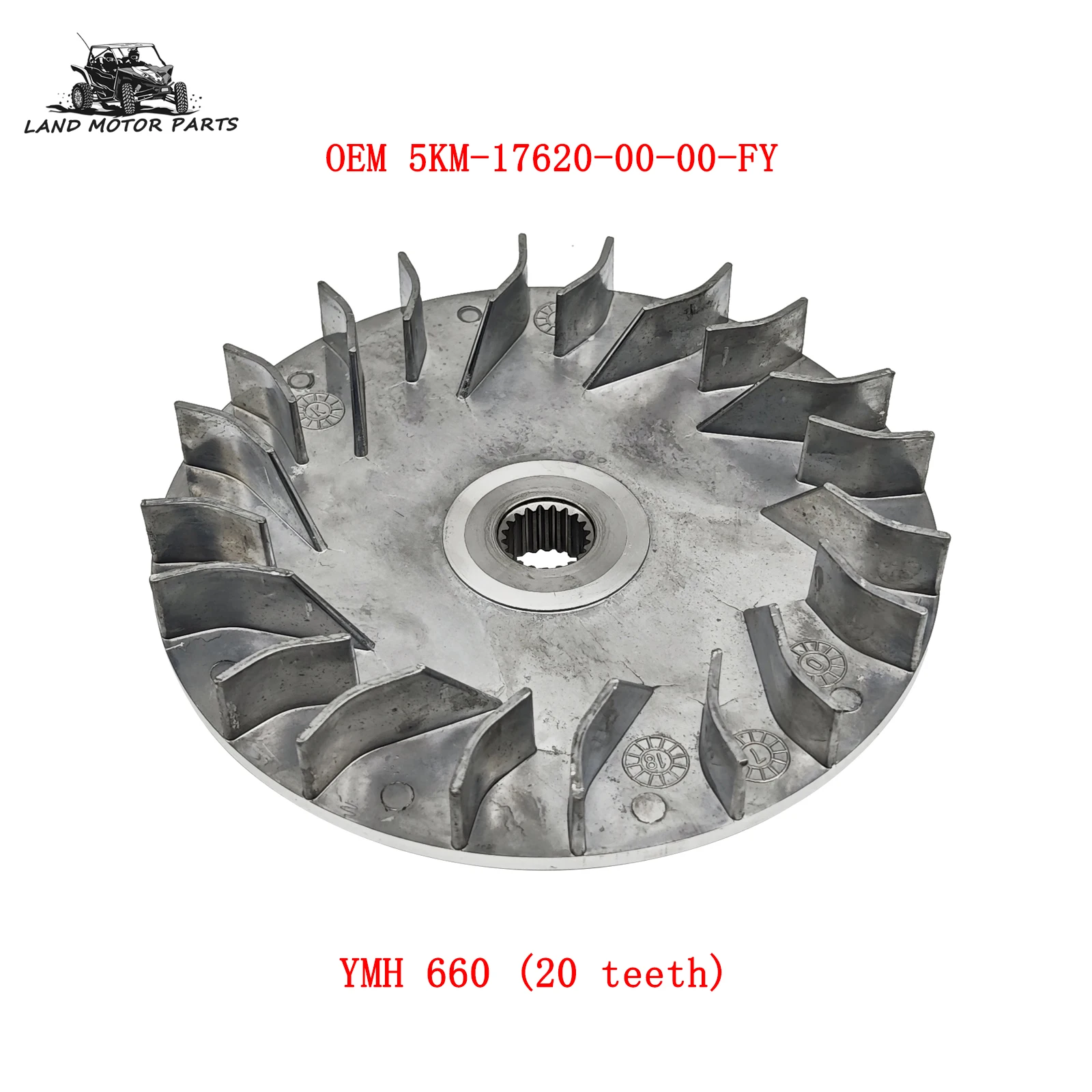 

CVT DRIVE PULLEY HALF FIXED for YMH 660 QUAD ATV UTV GO KART 5KM-17620-00-00-FY 20 teeth