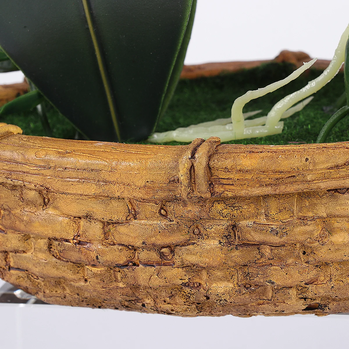 

Simulation Orchid Bonsai Large Fake Plant Flowerpot Decor For Home Office Balcony Indoor Garden Landscape Ornament Rosy