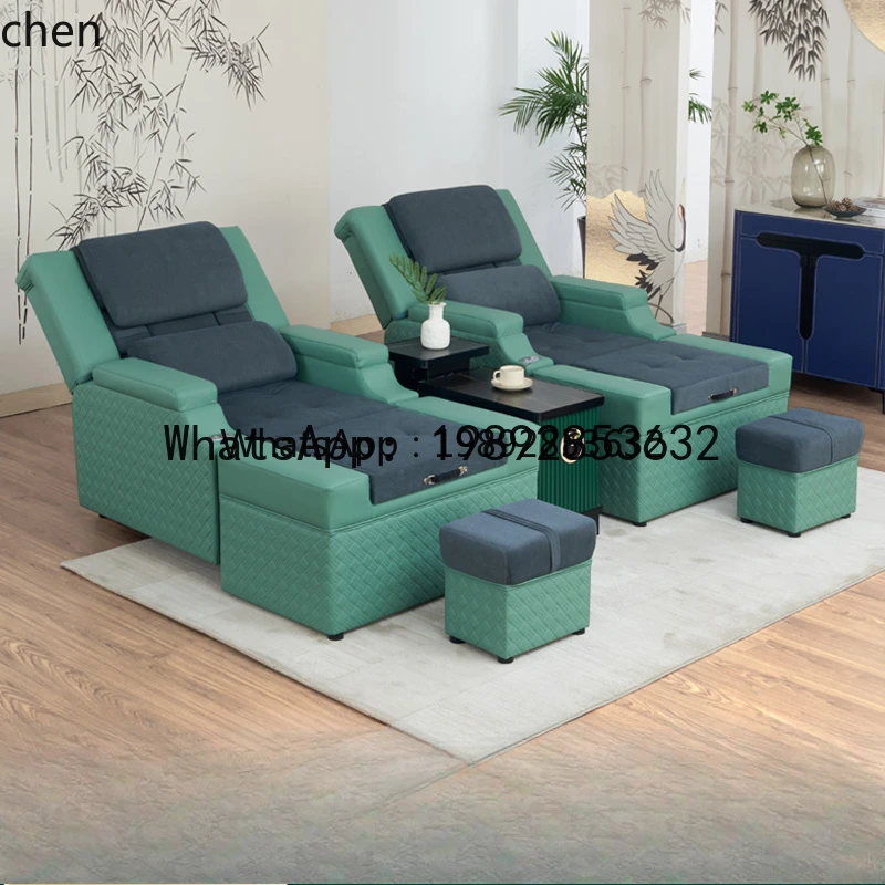 AA Foot Bath Sofa Electric Foot Soaking Sofa Chair Bath Massage Bed Rest Foot Therapy Sofa Reclining Chair