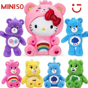 Rainbow Bear Mini-peripheral Plush Doll, Children's Cartoon Toy, New Caring Teddy Bears Gift, Peripheral Anime, 2024 8 Main Teddy Bear Sales - №7