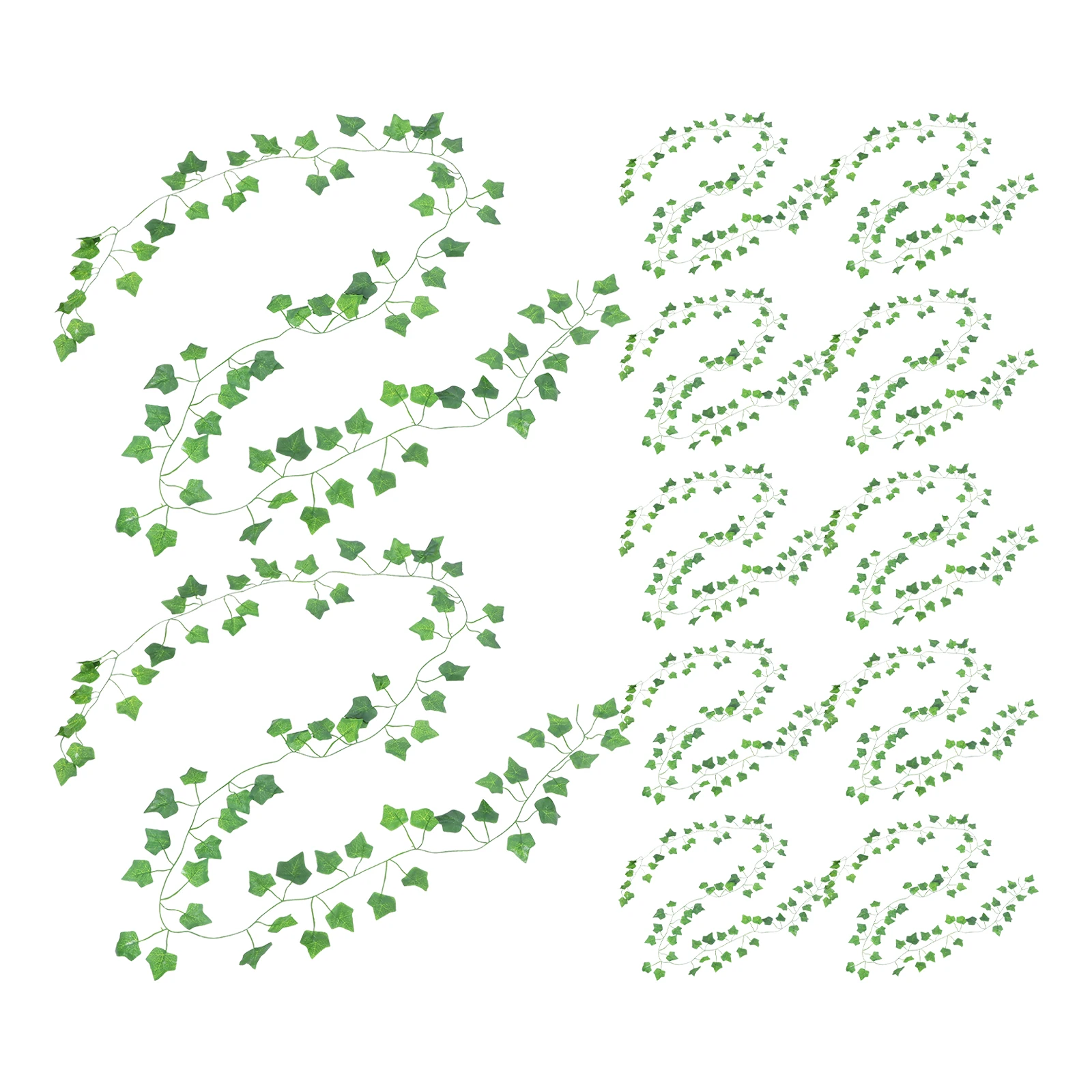 

Simulated Leaves Artificial Green Vines Hanging Wall Decoration Fake Plants Vine Garland Realistic Appearance