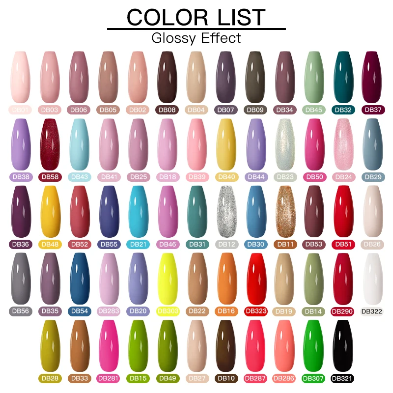 Mtssii Hottest 63colors Gel Nail Polish All For Nail Art Manicure Base Top Coat Semi Permanant Gellak Nail Gel Polish Varnish