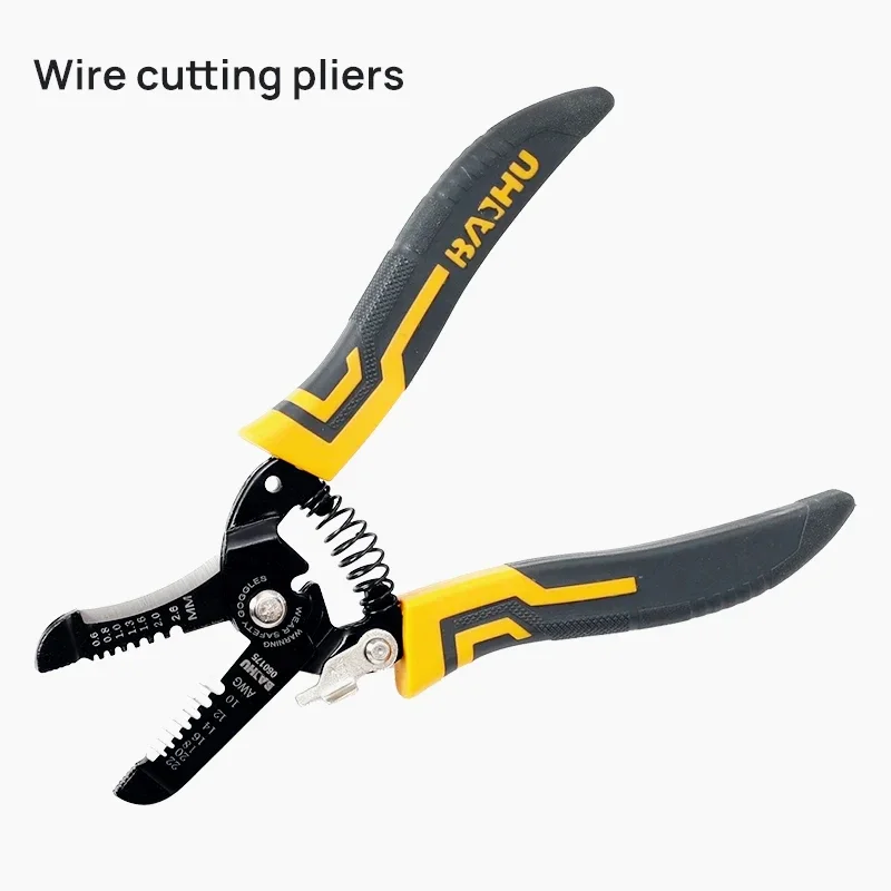 Multifunctional Electrician's Stripping Pliers Wire Cutting Pliers Handheld Branching and Crimping Pliers Electrician Tools