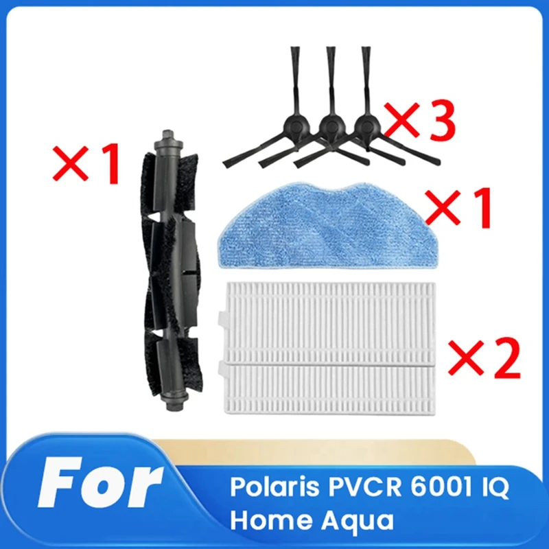 

Для Polaris PVCR 6001 IQ Home Aqua аксессуары для подметальных роботов, запасные части для чистки, основная боковая щетка, фильтр для швабры