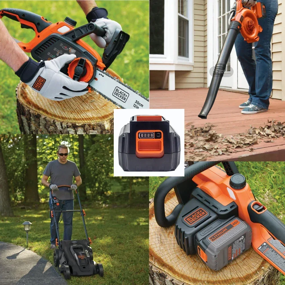 Nadaje się do Black&Decker 36v/40V 6.0Ah litowo-jonowy akumulator do elektronarzędzi BL20362 BL2536 LBXR36LBX1540 LBX2540 LBX2040