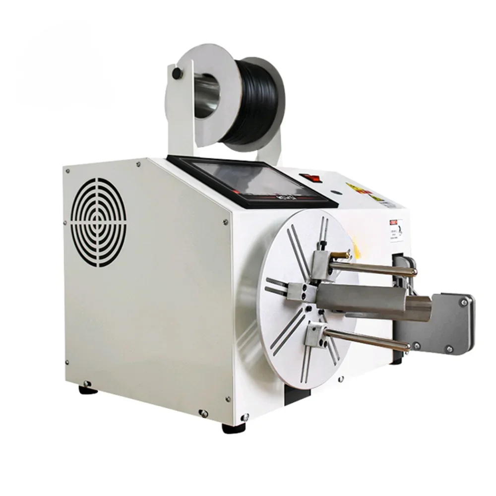 8-30MM Hot sale semi automatic wire cable winder binding machine/cable coiling machine/ cable winding and tie machine